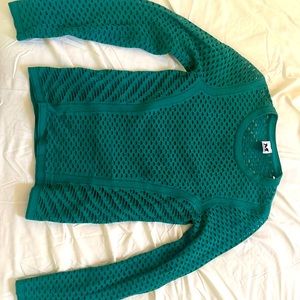 M Missoni Green Knit Stretch Cutout